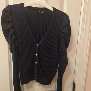 Versona Midnight Blue Ribbed Sweater